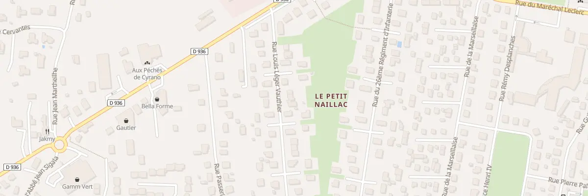 Plan du 18 Rue Louis Léger Vauthier à Bergerac
