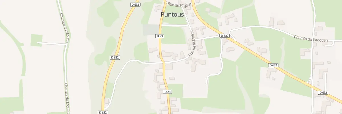 Plan du 12 Rue de la Mairie à Puntous