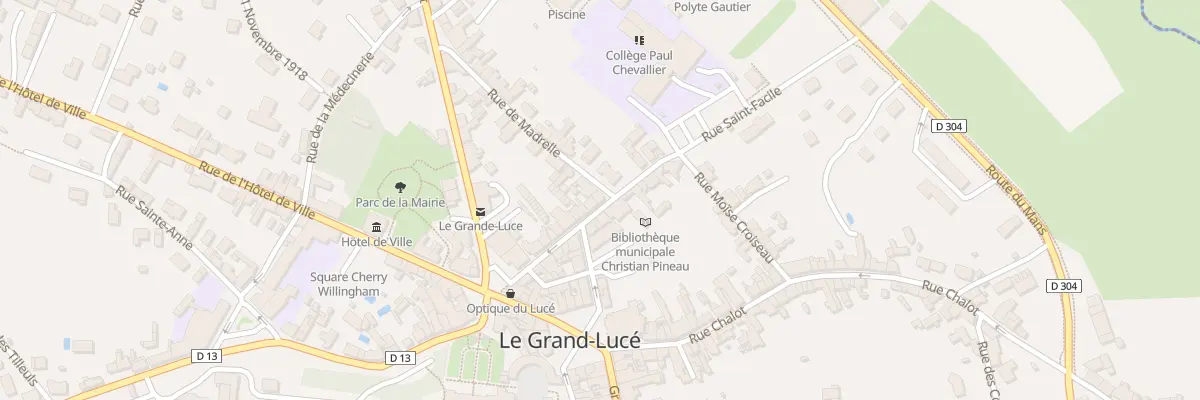 Plan du 15 Rue Saint Facile au Grand-Lucé