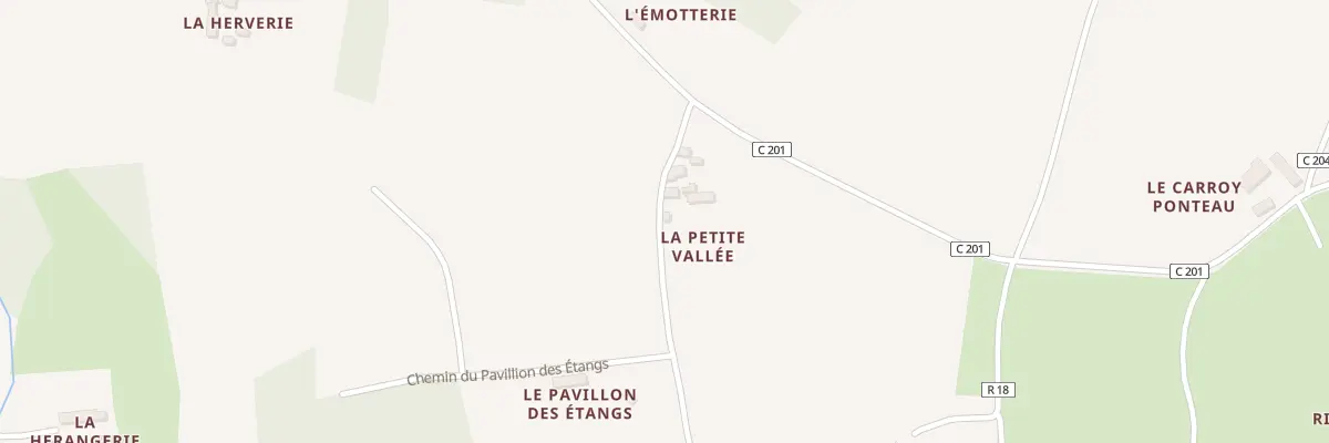 Plan du 3 La Petite Vallee à Flée