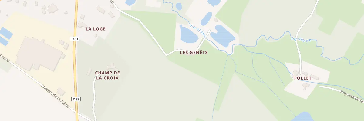 Plan du 5172 Les Genets à Val-de-la-Hune