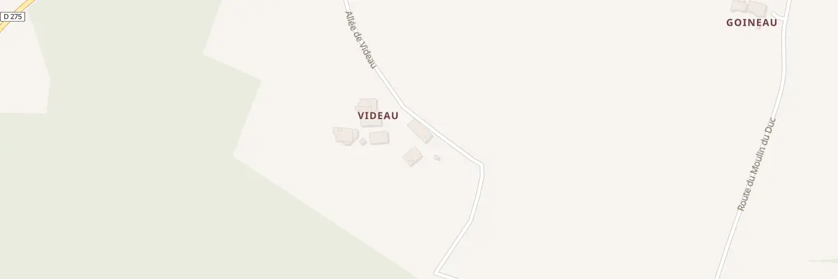 Plan du 53 Videau Sud à Villebramar