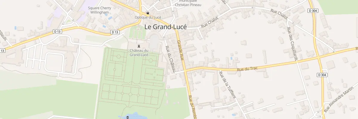 Plan du 16 Gr Grande Rue au Grand-Lucé
