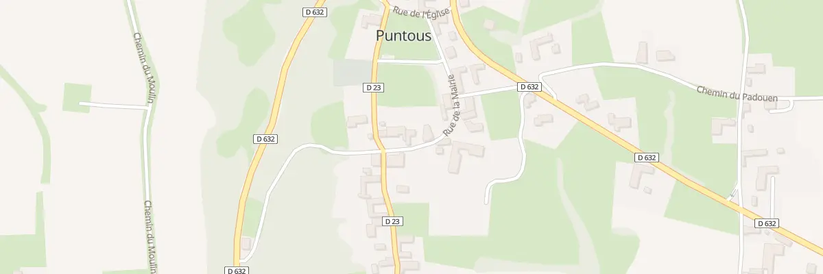 Plan du 10 Rue de la Mairie à Puntous