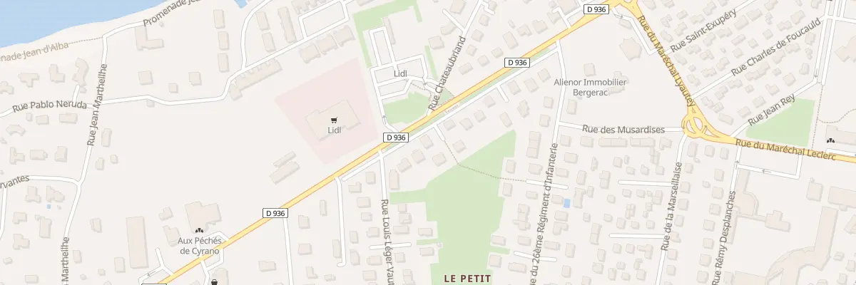 Plan du 60 Av Charles de Gaulle à Bergerac