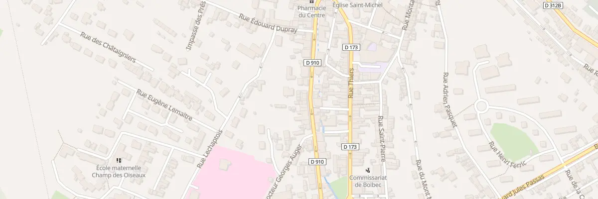 Plan du 38 Rue Léon Gambetta à Bolbec