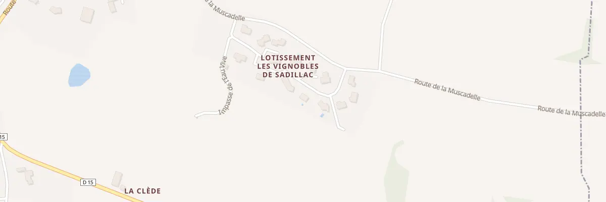 Plan du 9 Imp du Sauvignon à Singleyrac