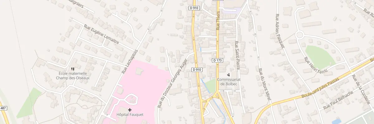 Plan du 60 Rue Léon Gambetta à Bolbec