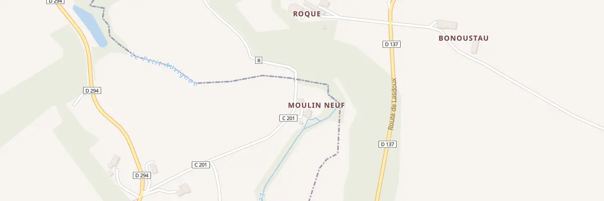 Plan du 474 Rte de Moncaut à Saumont