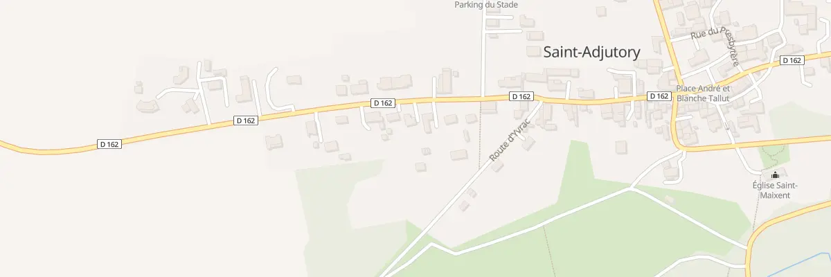 Plan du 26 Rte de la Rochefoucauld à Saint-Adjutory