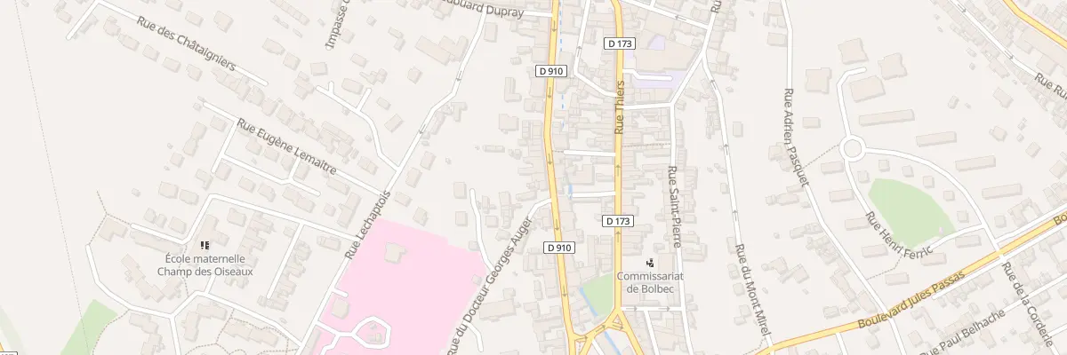 Plan du 48 Rue Léon Gambetta à Bolbec