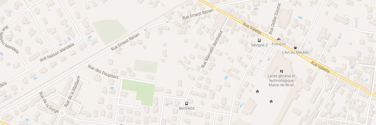 Plan du 40 Rue Marcelin Berthelot à Bergerac
