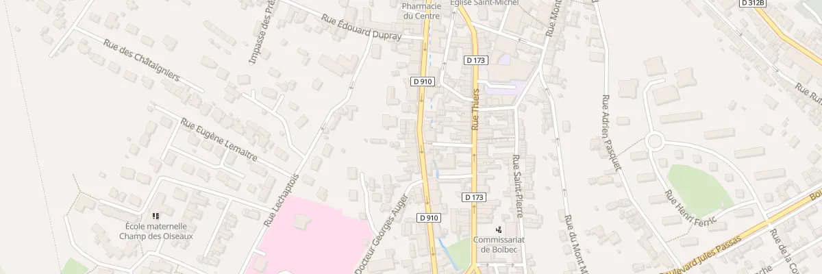 Plan du 40 Rue Léon Gambetta à Bolbec