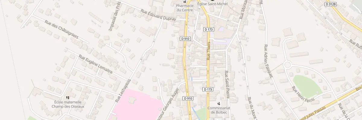 Plan du 36 Rue Léon Gambetta à Bolbec