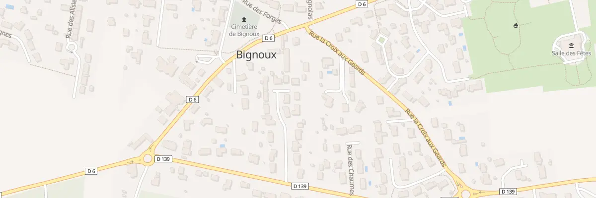 Plan du 15 Rue de la Petite Caborgne à Bignoux