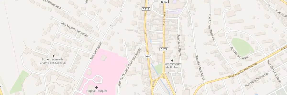 Plan du 54 Rue Léon Gambetta à Bolbec