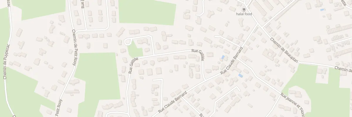 Plan du 9005 Rue Galilée à Bergerac