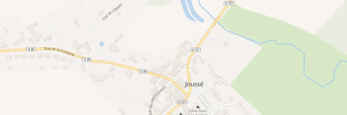 Plan du 1 Rue du Clain à Joussé