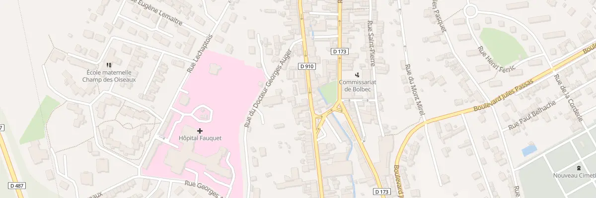 Plan du 68 Rue Léon Gambetta à Bolbec