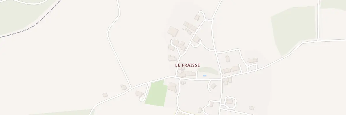 Plan du 5208 Le Fraisse à Feuillade