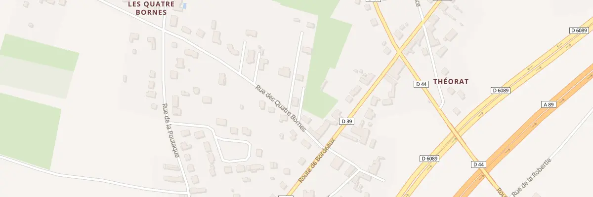 Plan du 1341 Rue des Quatre Bornes à Neuvic