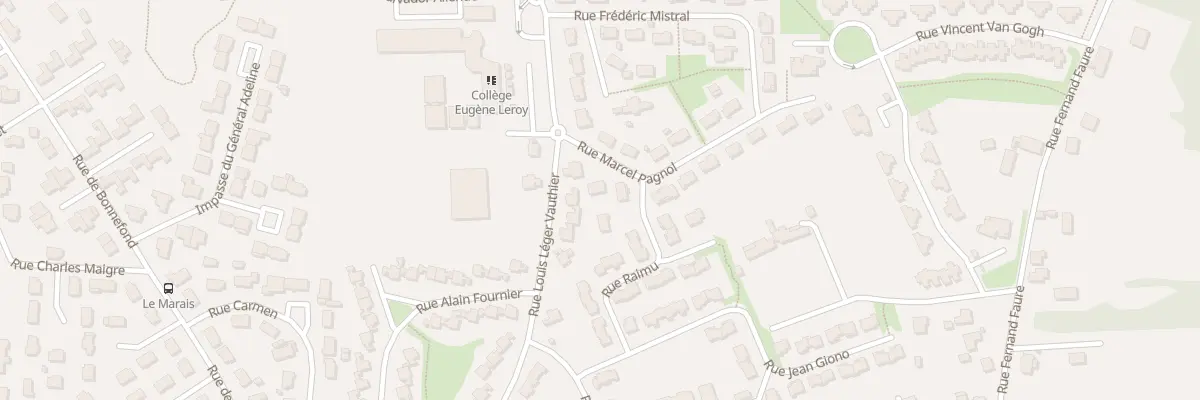 Plan du 1 Rue Marcel Pagnol à Bergerac