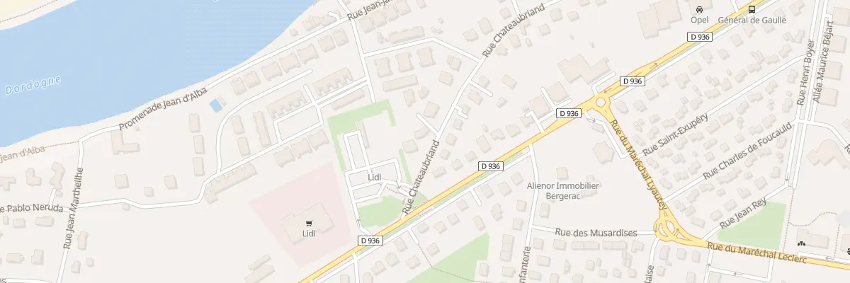 Plan du 41 Rue Chateaubriand à Bergerac