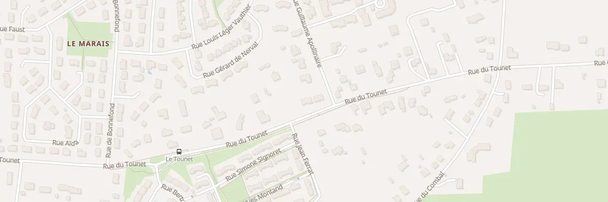 Plan du 60 Rue du Tounet à Bergerac
