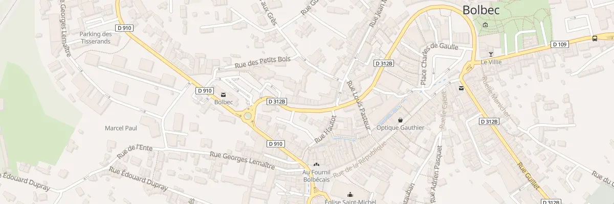 Plan du 12 Rue de Charrost à Bolbec