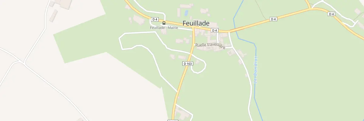 Plan du 5195 Chez Billat à Feuillade