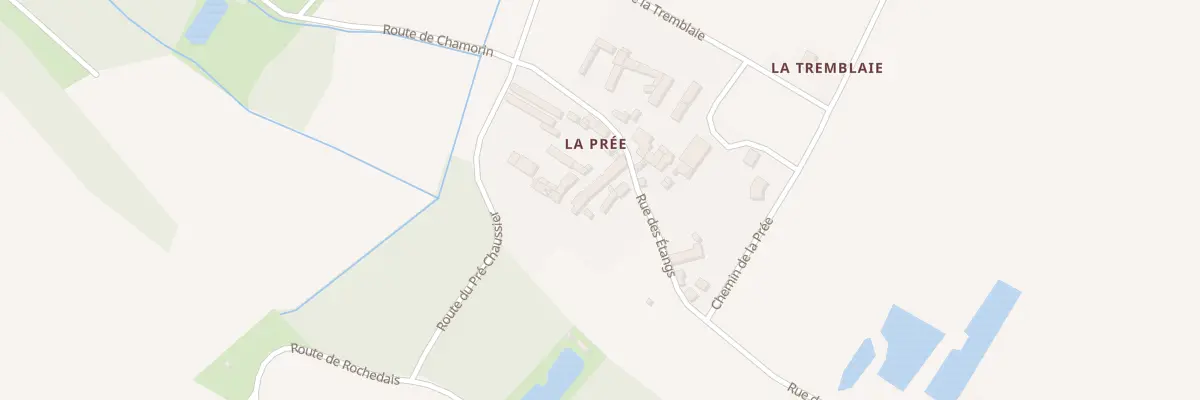 Plan du 8 Rue des Etangs à Parçay-sur-Vienne