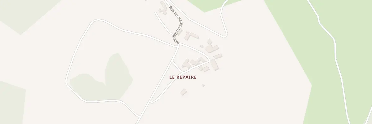 Plan du 2858 Rue les Hauts du Repaire à Mareuil en Périgord