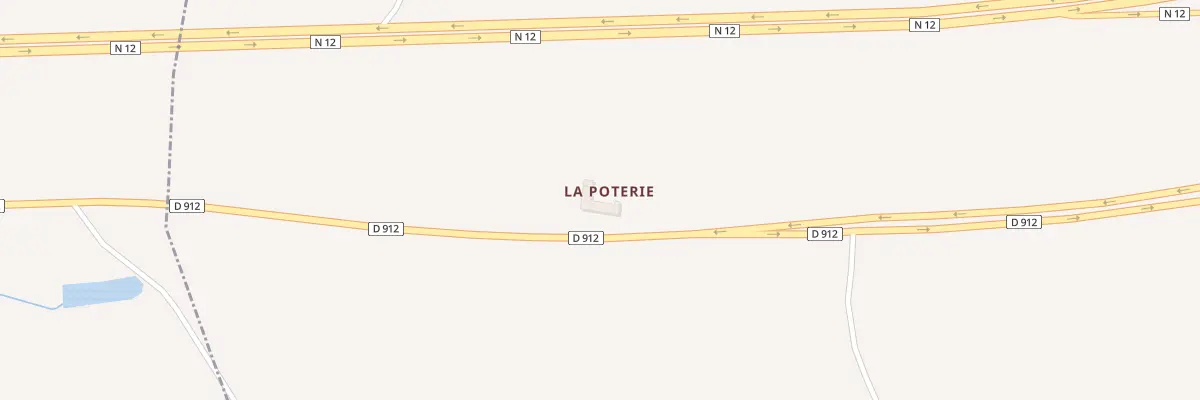 Plan du 52 La Poterie à Courgeoût