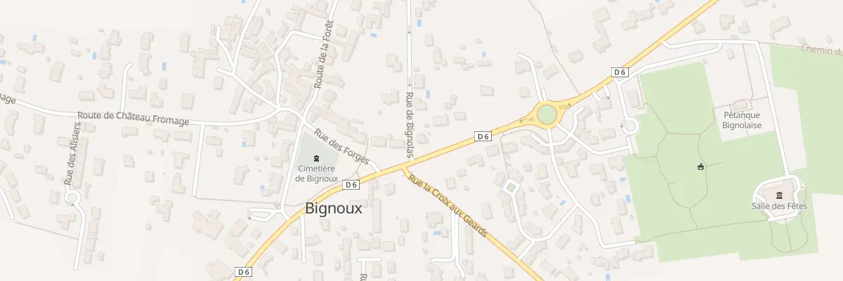 Plan du 3 Rue de la Garenne à Bignoux