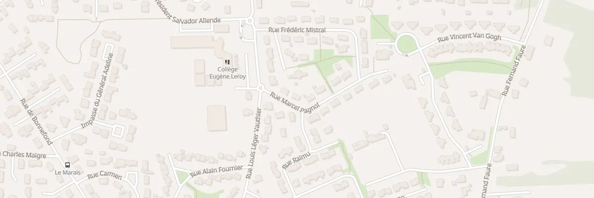 Plan du 6 Rue Marcel Pagnol à Bergerac