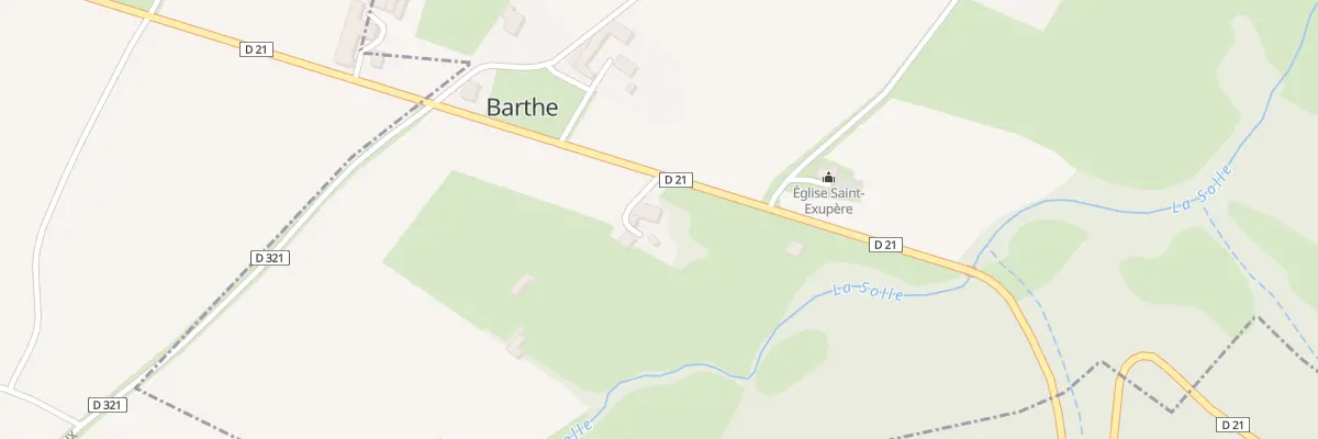 Plan du 5002 Bataillate à Barthe