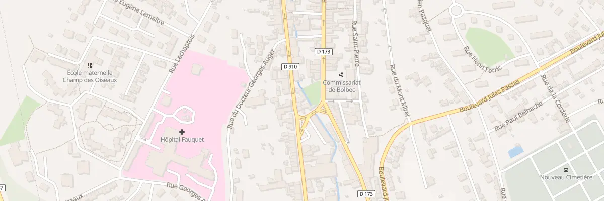 Plan du 43B Rue Léon Gambetta à Bolbec