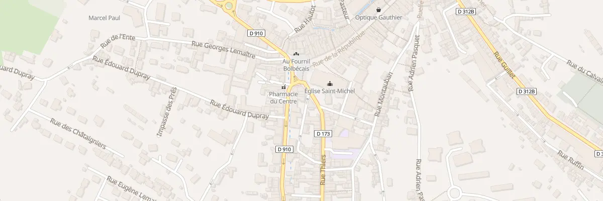 Plan du 6 Rue Etoupée à Bolbec