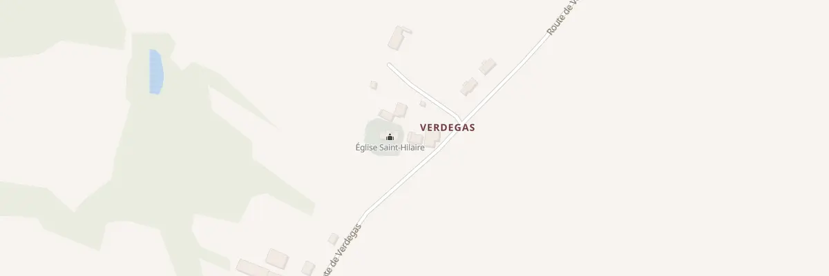 Plan du 30 Verdegas à Brugnac