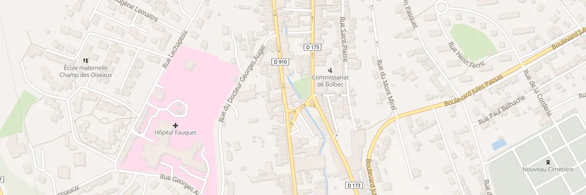 Plan du 45 Rue Léon Gambetta à Bolbec