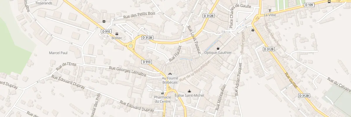 Plan du 2 Rue Hautot à Bolbec