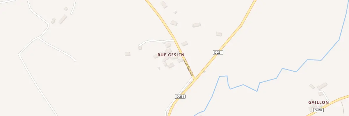 Plan du 3 Rue Geslin à Bazoches-sur-Hoëne