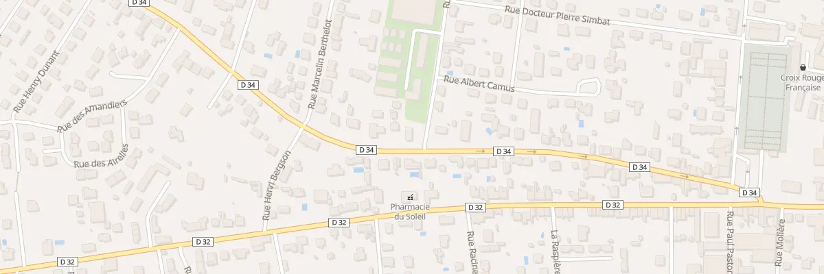 Plan du 9000 Rue Waldeck Rousseau à Bergerac