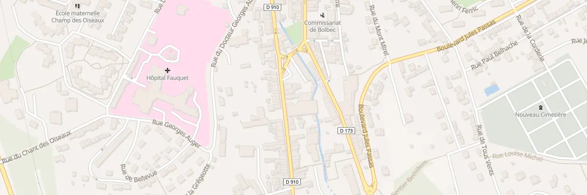 Plan du 57 Rue Léon Gambetta à Bolbec