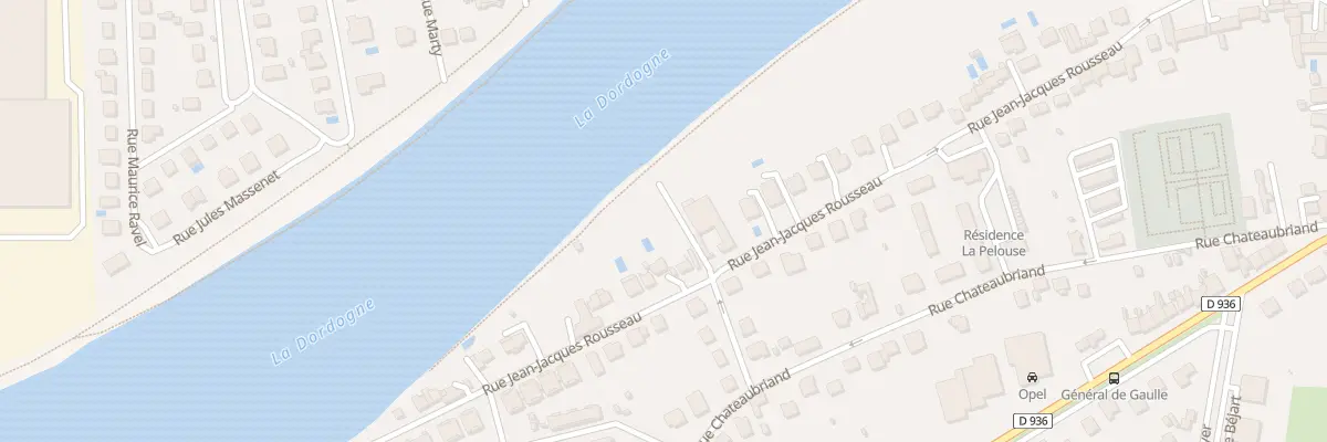 Plan du 48 Rue Jean-jacques Rousseau à Bergerac