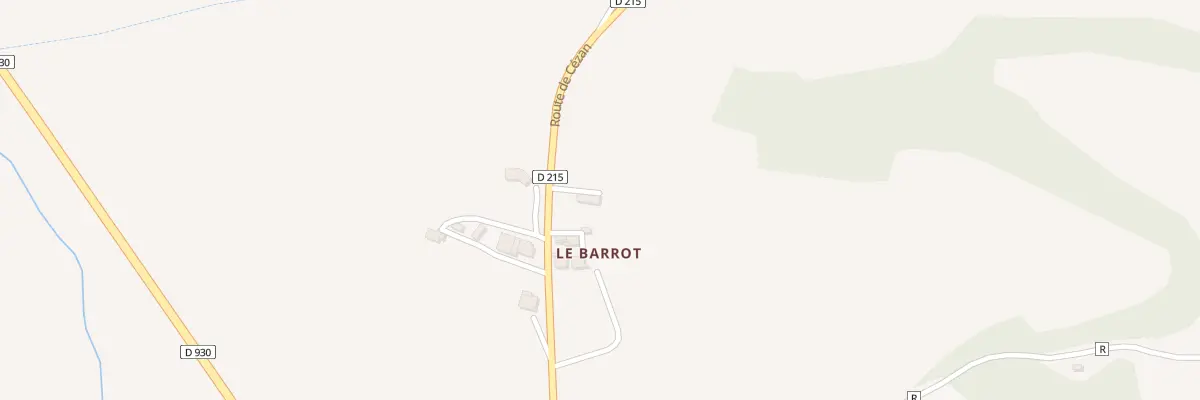 Plan du 1792 Rte de Cézan à Jegun