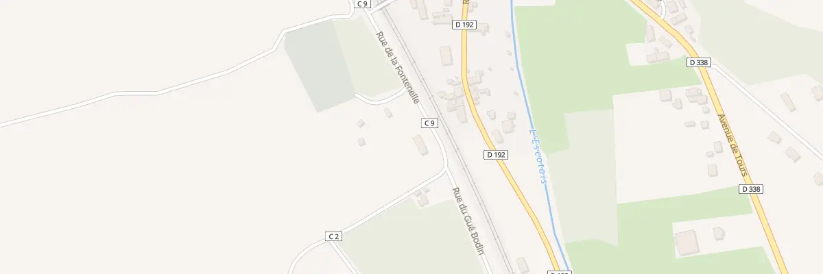 Plan du 13 Rue de la Fontenelle à Dissay-sous-Courcillon