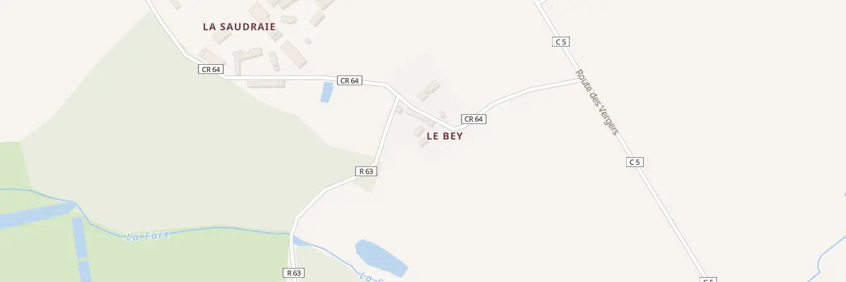 Plan du 156 Le Bey à Sonzay