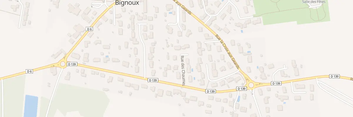 Plan du 5 Rue des Chaumes à Bignoux