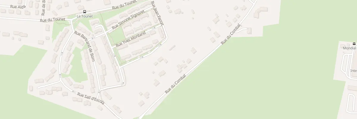 Plan du 40 Rue du Combal à Bergerac